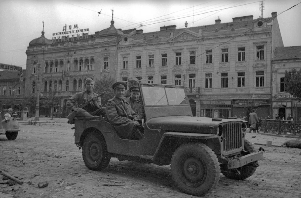 Willys MB в Белграде
