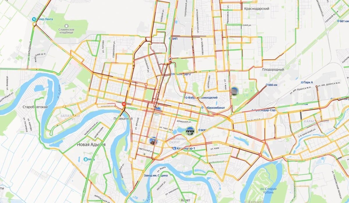    Скриншот сервиса «Яндекс Карты»