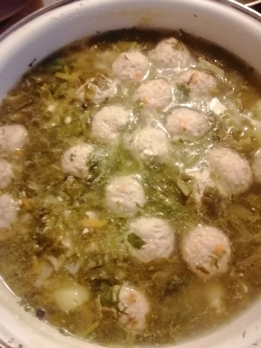 Щавелевый борщ.