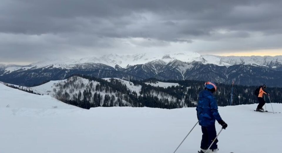    Татьяна Ким отдыхает с семьей в горах. Источник: t.me/kimtatyana2024