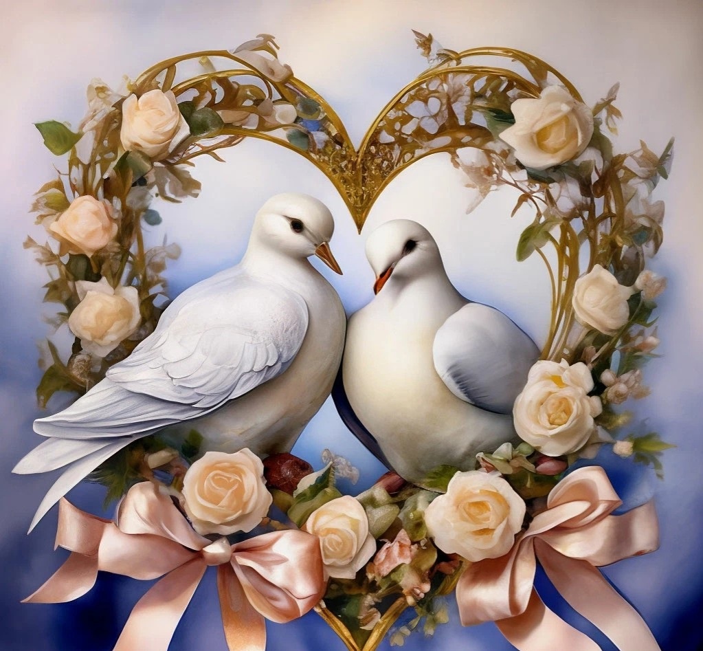 Голуби символ любви 💘 