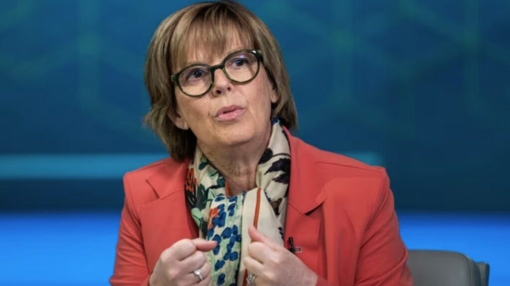 Глава международного депозитария Euroclear в Бельгии Валери Урбен, фото Le Monde