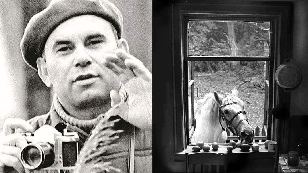 На фото: Василий Михайлович Песков и один из его дивных снимков