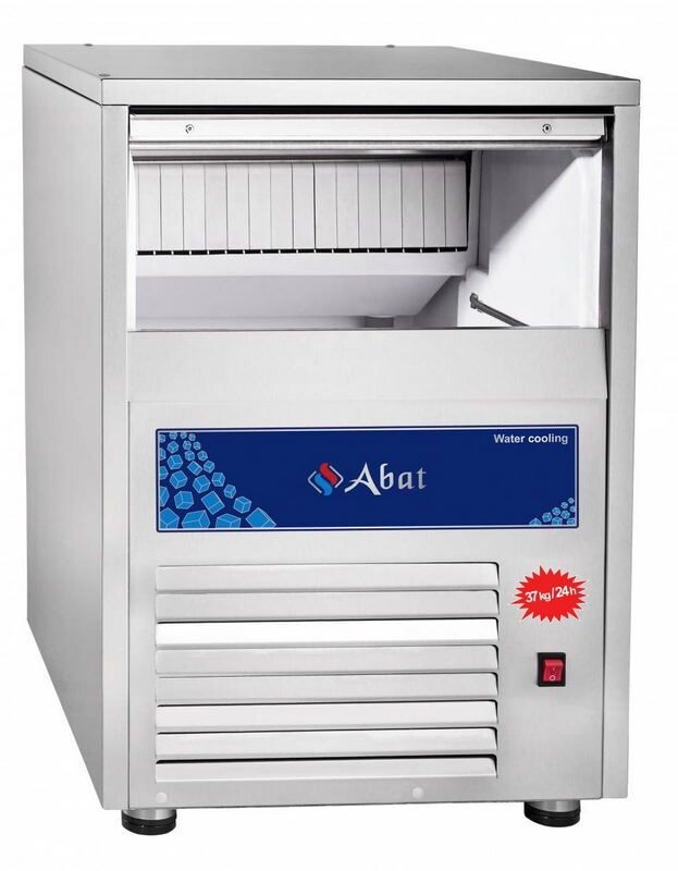 Льдогенератор Abat ЛГ-37/15К-01 с открытой крышкой