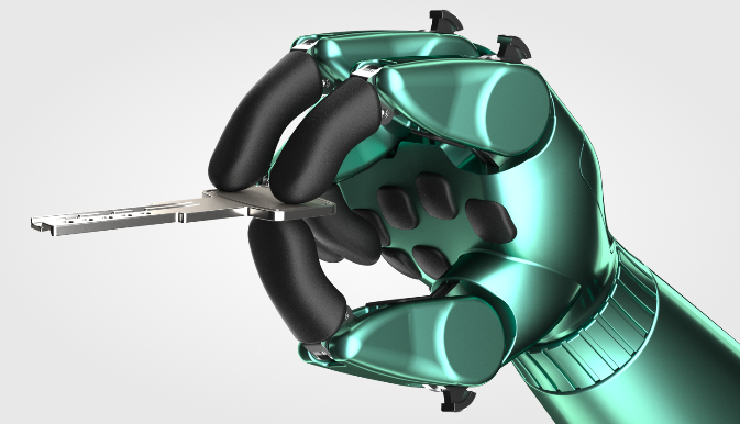 Многосхватный тяговый протез Motorica CYBI 3.0 с фиксаторами пальцев
