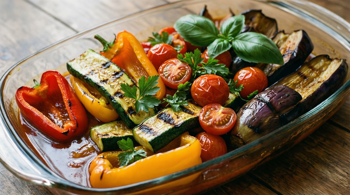 Овощи после приготовления на гриле