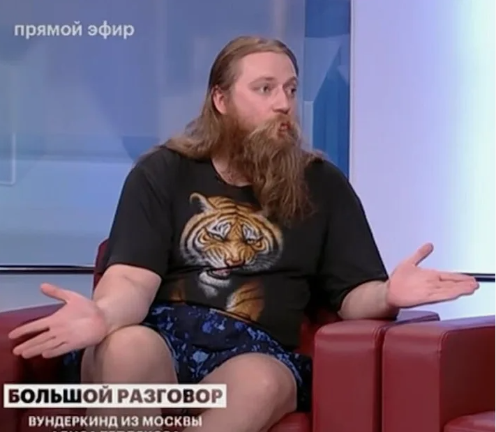 Евгений Тепляков скрин кадра из передачи док ток ина 1 Канале