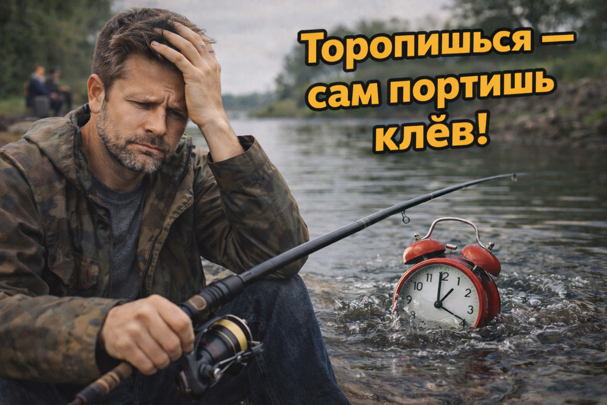 Я годами делал это на рыбалке — и сам портил себе клёв