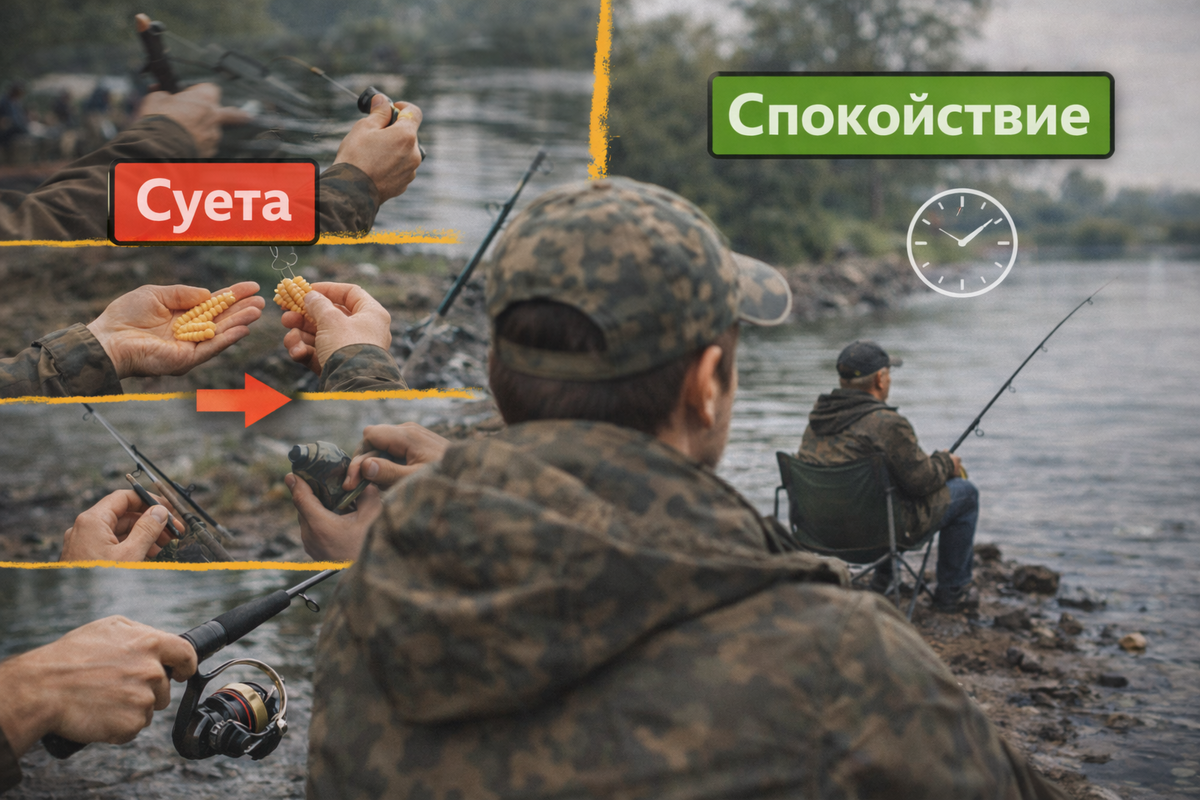 Я годами делал это на рыбалке — и сам портил себе клёв