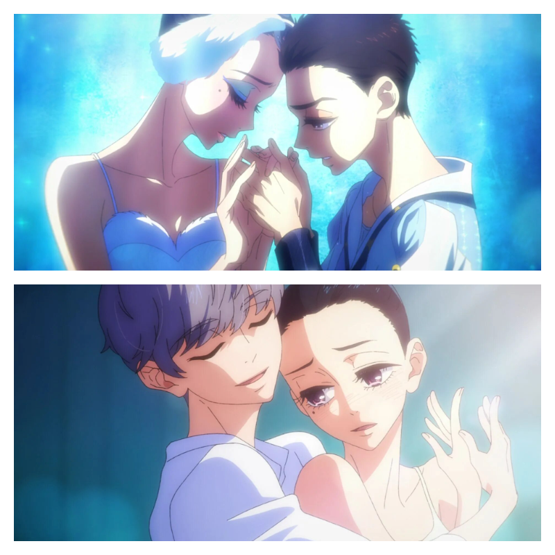 Мияко танцует с Руо и с Джумпеем