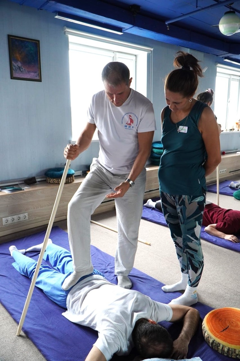 Обучение массажу ногами нейрорелакс