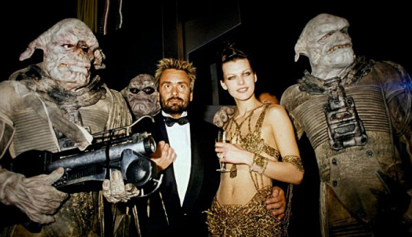 Люк Бессон и Милла Йовович на Каннском фестивале, май 1997 года