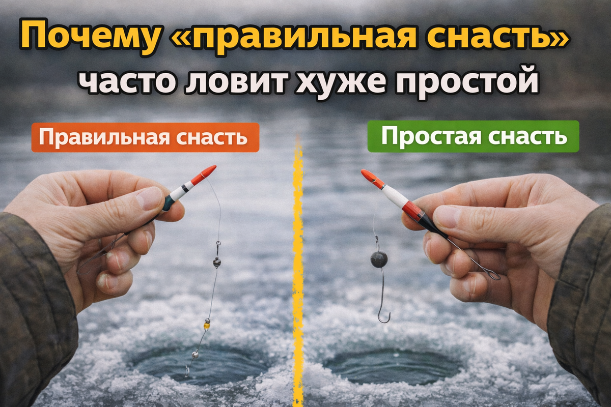 Почему «правильная снасть» часто ловит хуже простой