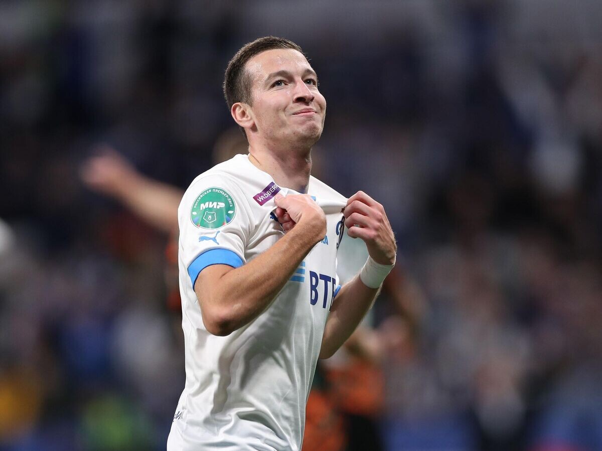    Полузащитник московского "Динамо" Денис Макаров | © пресс-служба ФК "Динамо" Москва