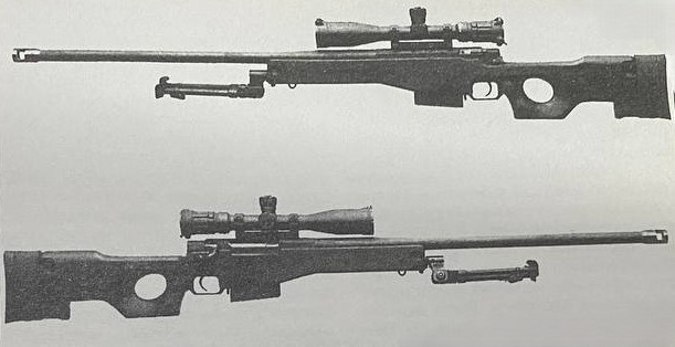 Снайперская винтовка «Супер Магнум» компании «Экьюреси Интернешонал» с оптическим прицелом «Бауш и Ломб» 10х40.