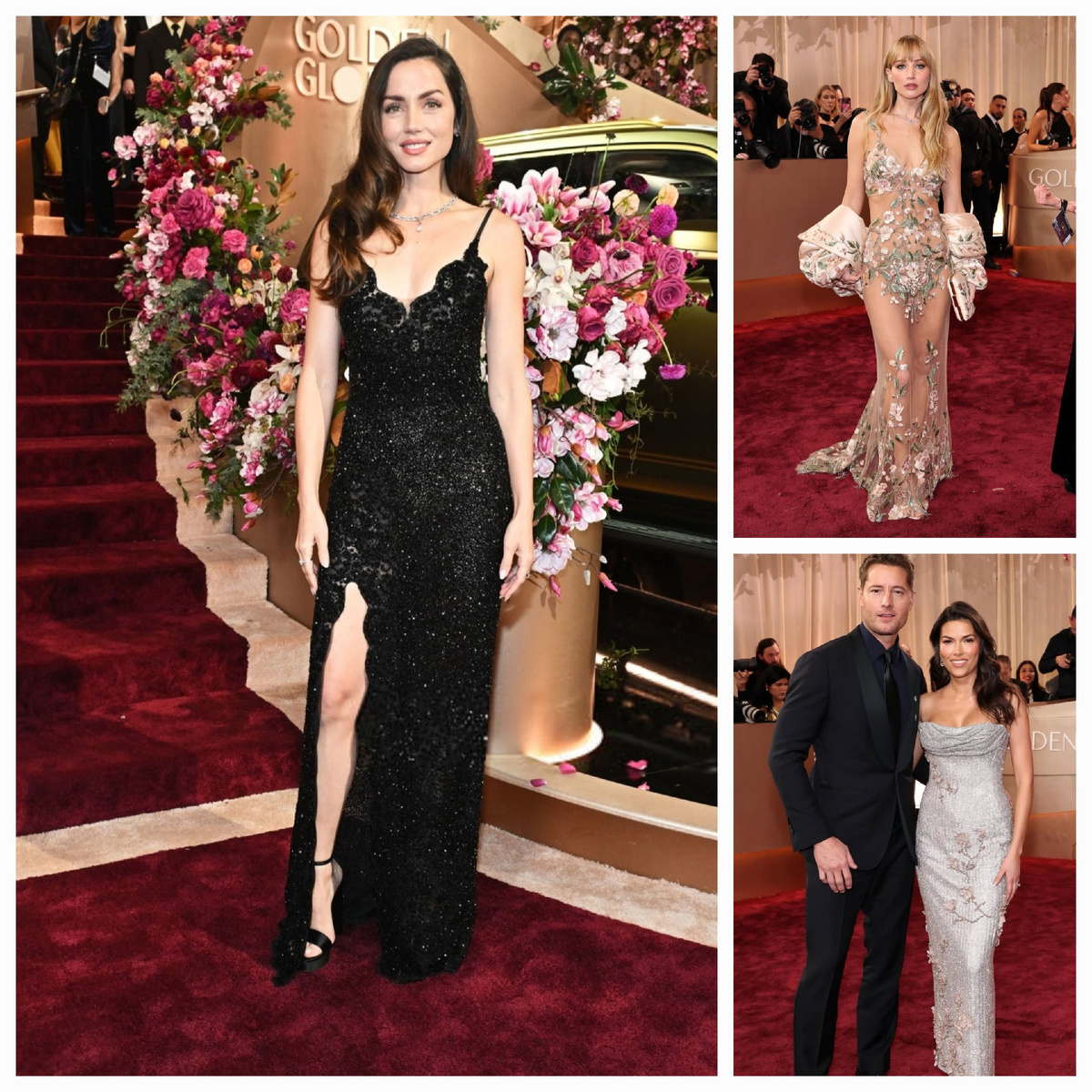 Образы с церемонии Golden Globes 2026. Материал из источников.