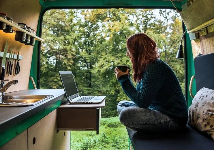 Романтика дороги: вид из автодома