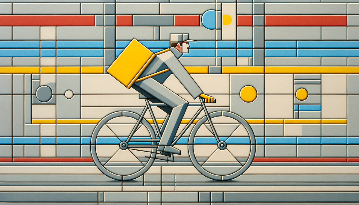 Сложно ли работать курьером на велосипеде