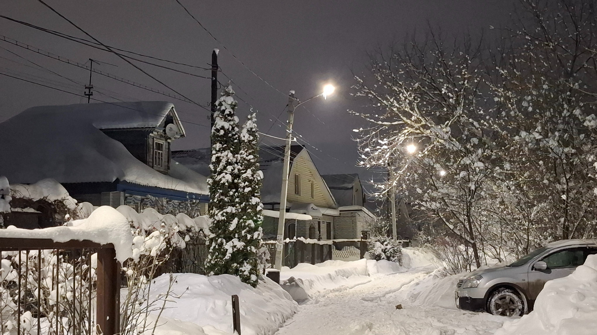 Нижний, частный сектор, утро