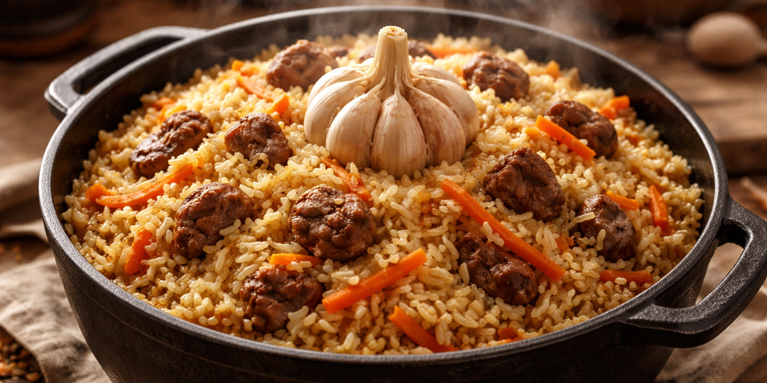 Домашний плов: Золотистый, рассыпчатый и очень вкусный