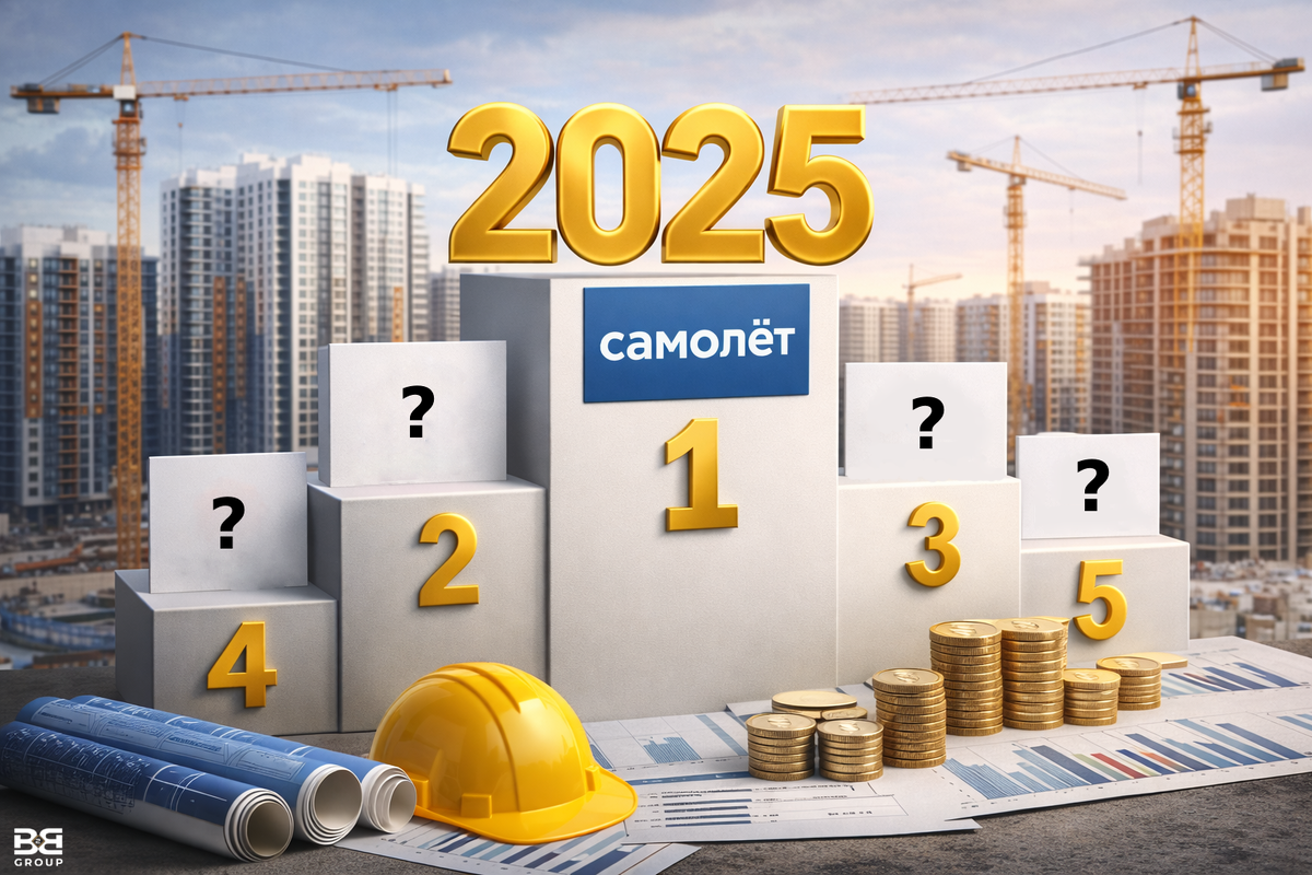 крупнейшие застройщикик 2025