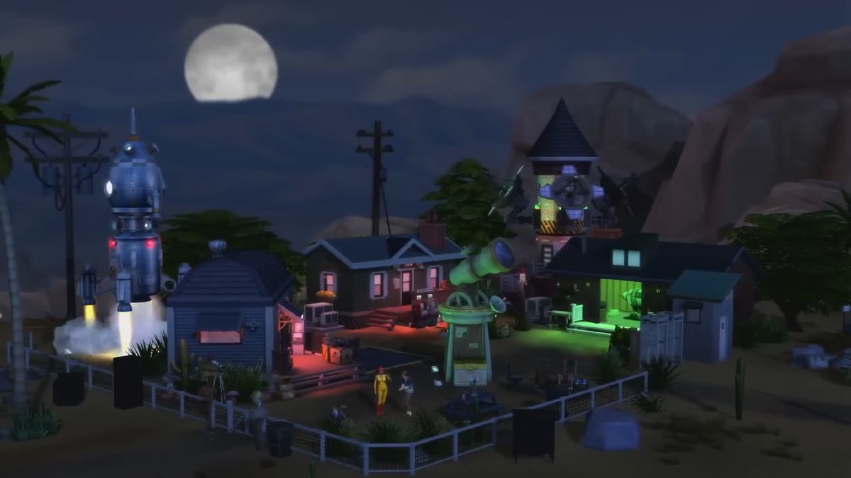 Скриншот игры Sims 4