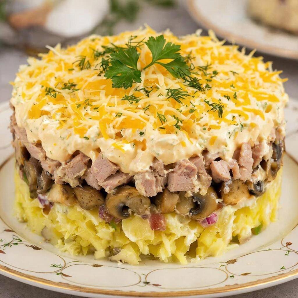 Салат "Полянка"