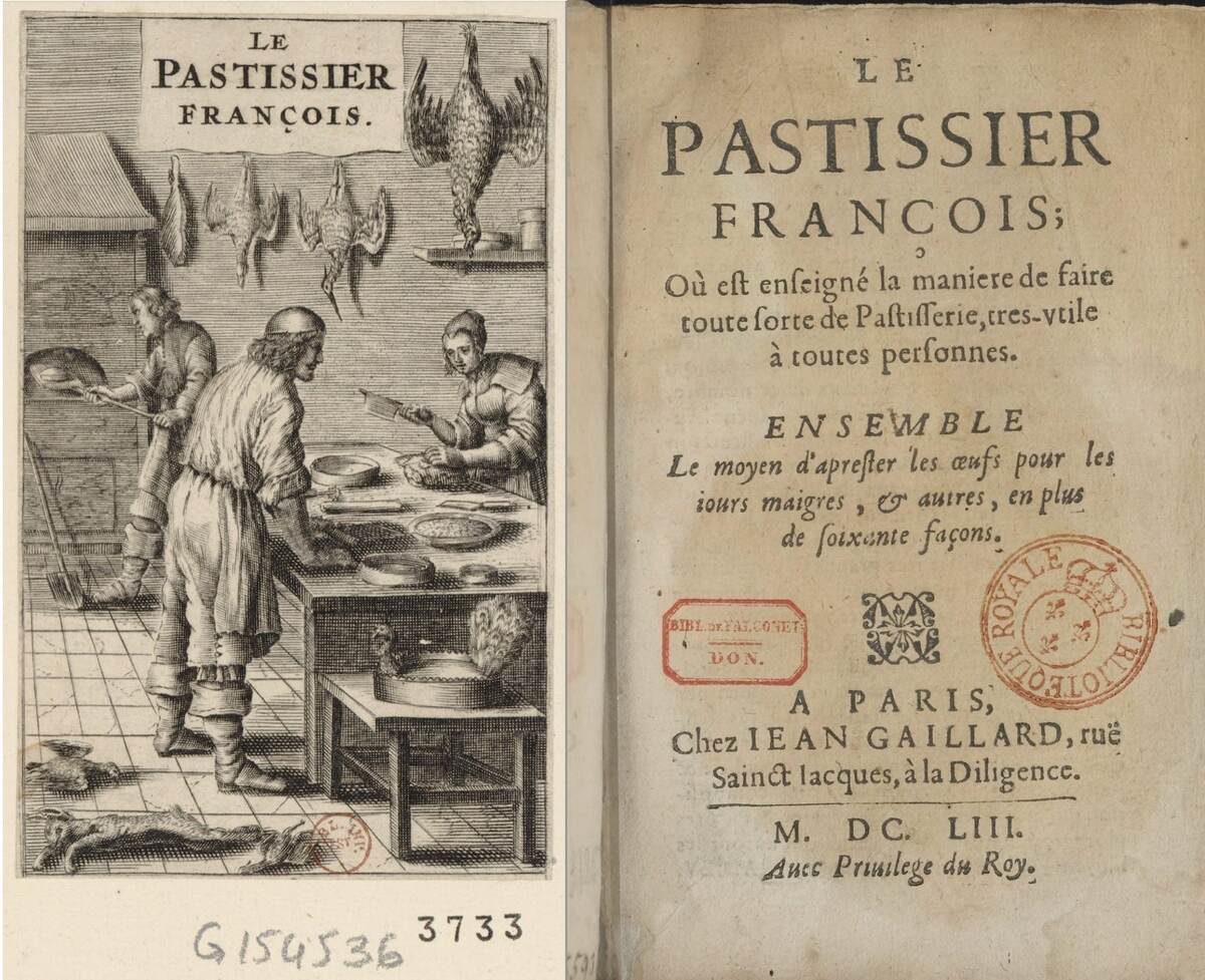 «Le Pastissier François» 1653, Франсуа Пьер де Ла Варенн (François Pierre de La Varenne)
