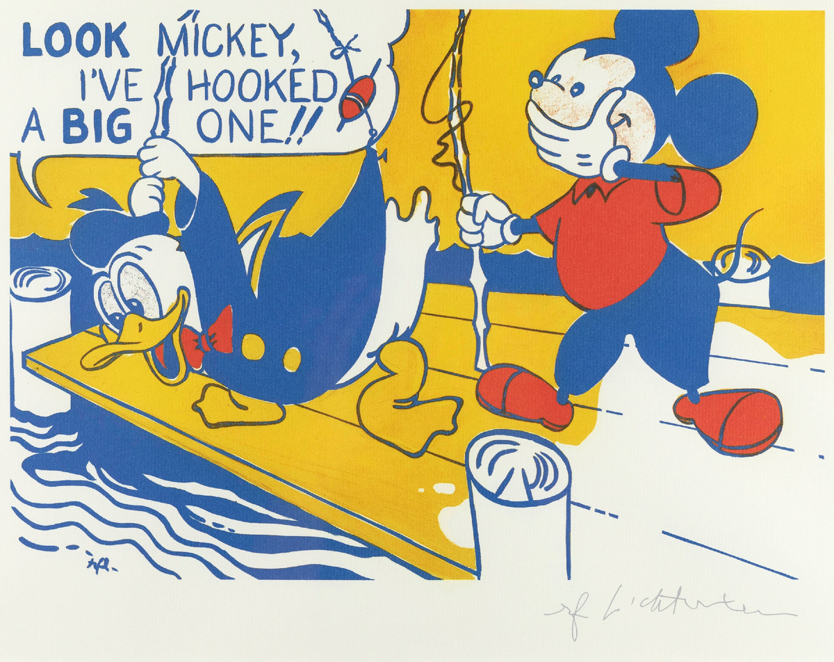 ▪️Рой Лихтенштейн. Смотри, Микки!, 1961. Частная коллекция. 

