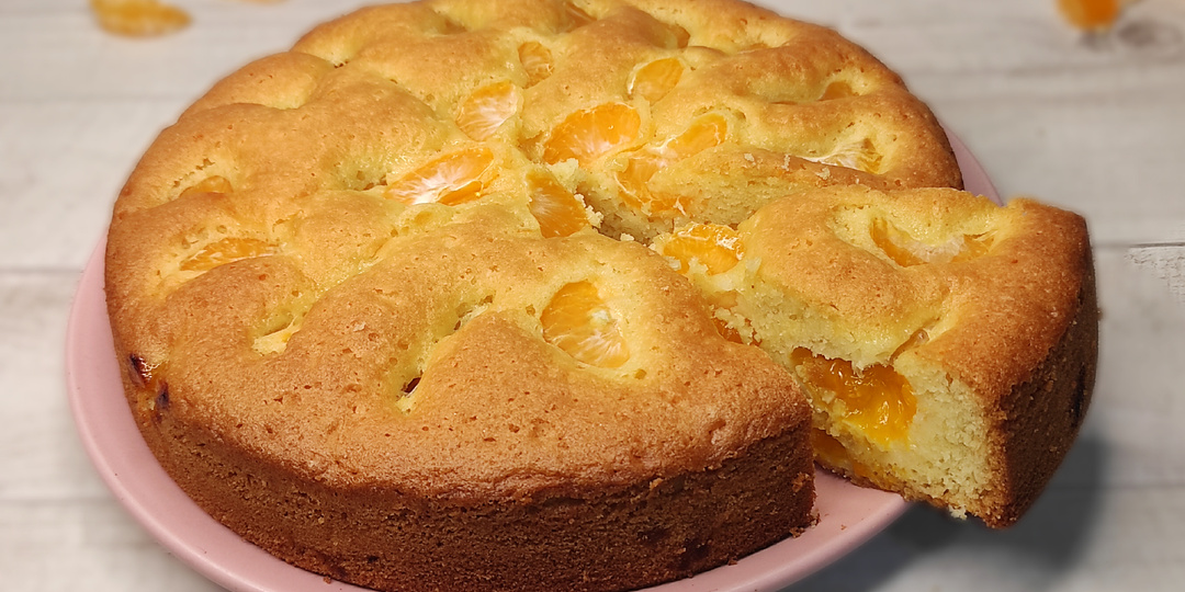 Быстрый ПИРОГ С МАНДАРИНАМИ! Простой мандариновый ПИРОГ!