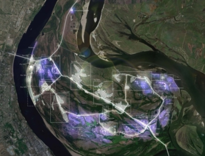 Волгоград. Красноармейский район. Год 2045 часть 1