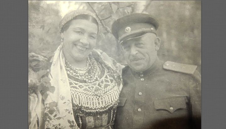 Лидия Русланова с мужем