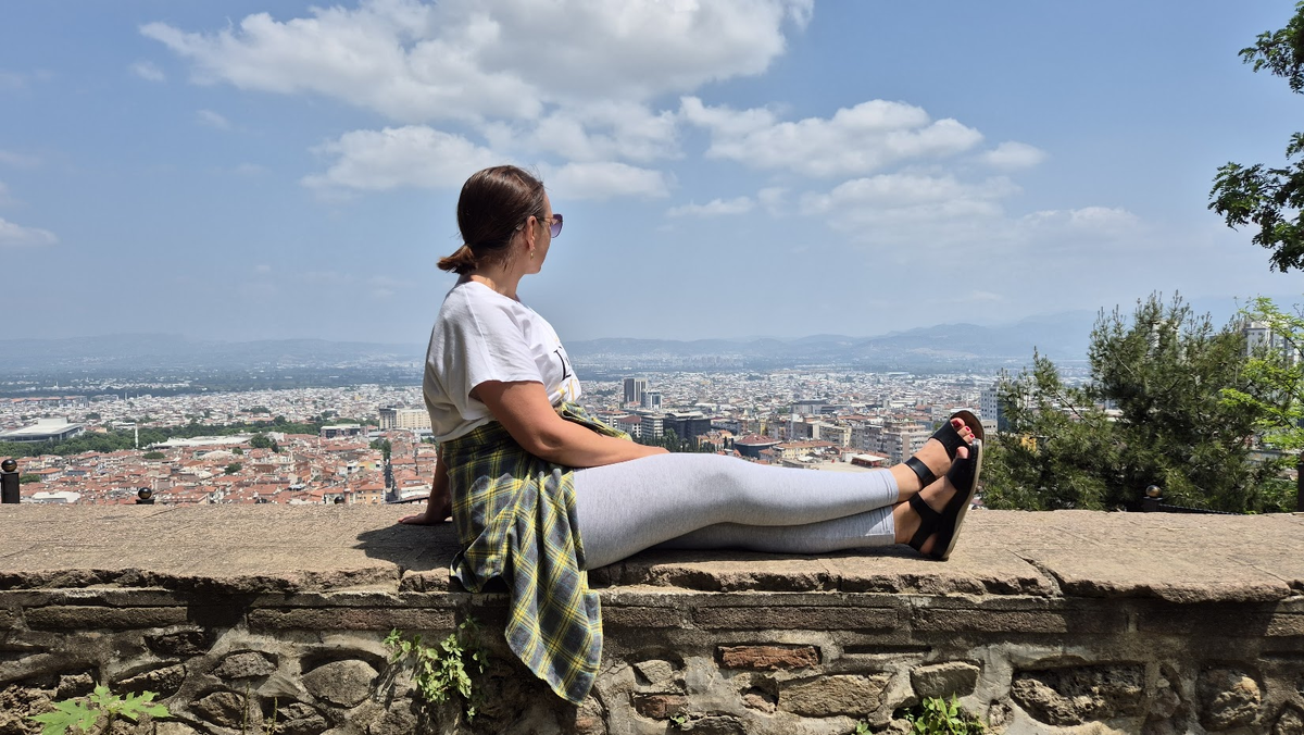 На смотровой площадке в Бурсе, Турция