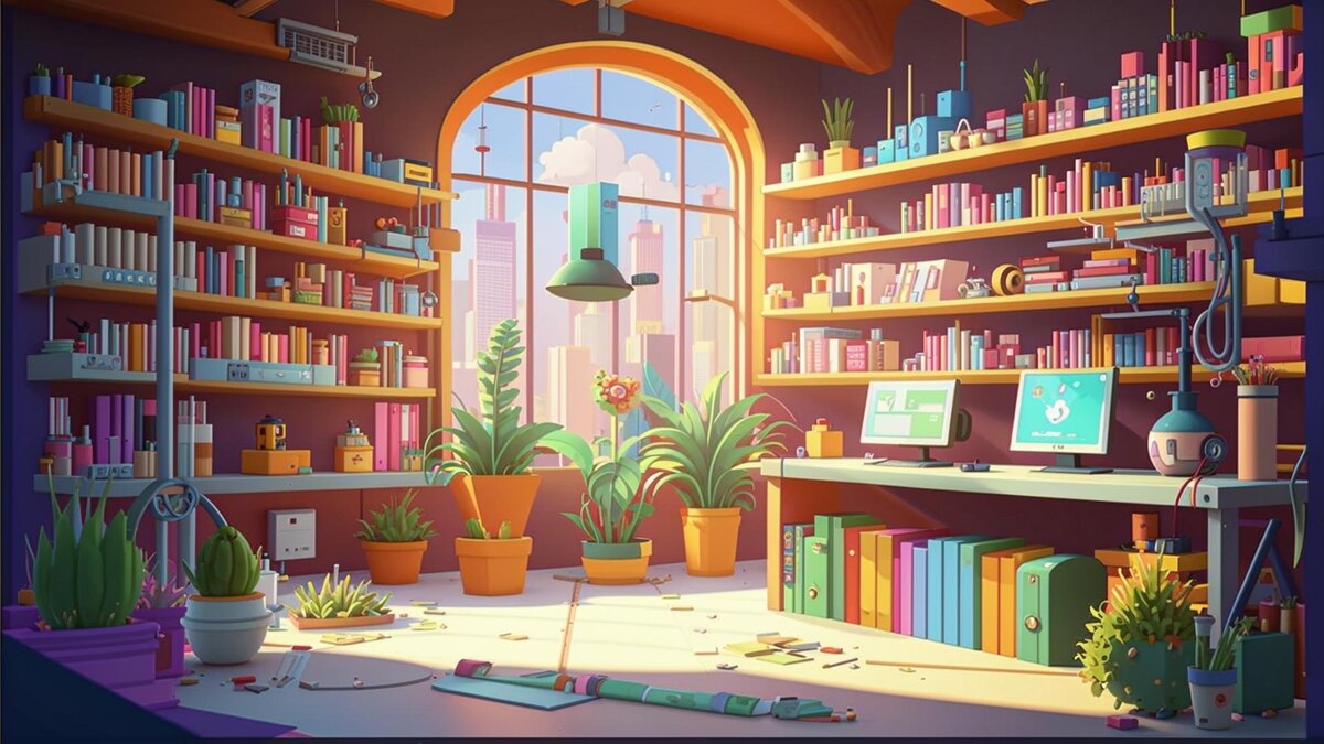 Утро в лаборатории профессора Умнодара