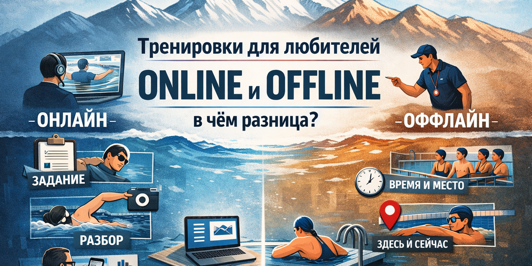 Онлайн и офлайн тренировки для любителей: в чём реальная разница и почему к онлайн до сих пор относятся с недоверием