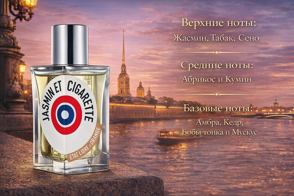 Сигаретный жасмин - суровый аромат города на Неве Jasmin Et Cigarette ELDO 