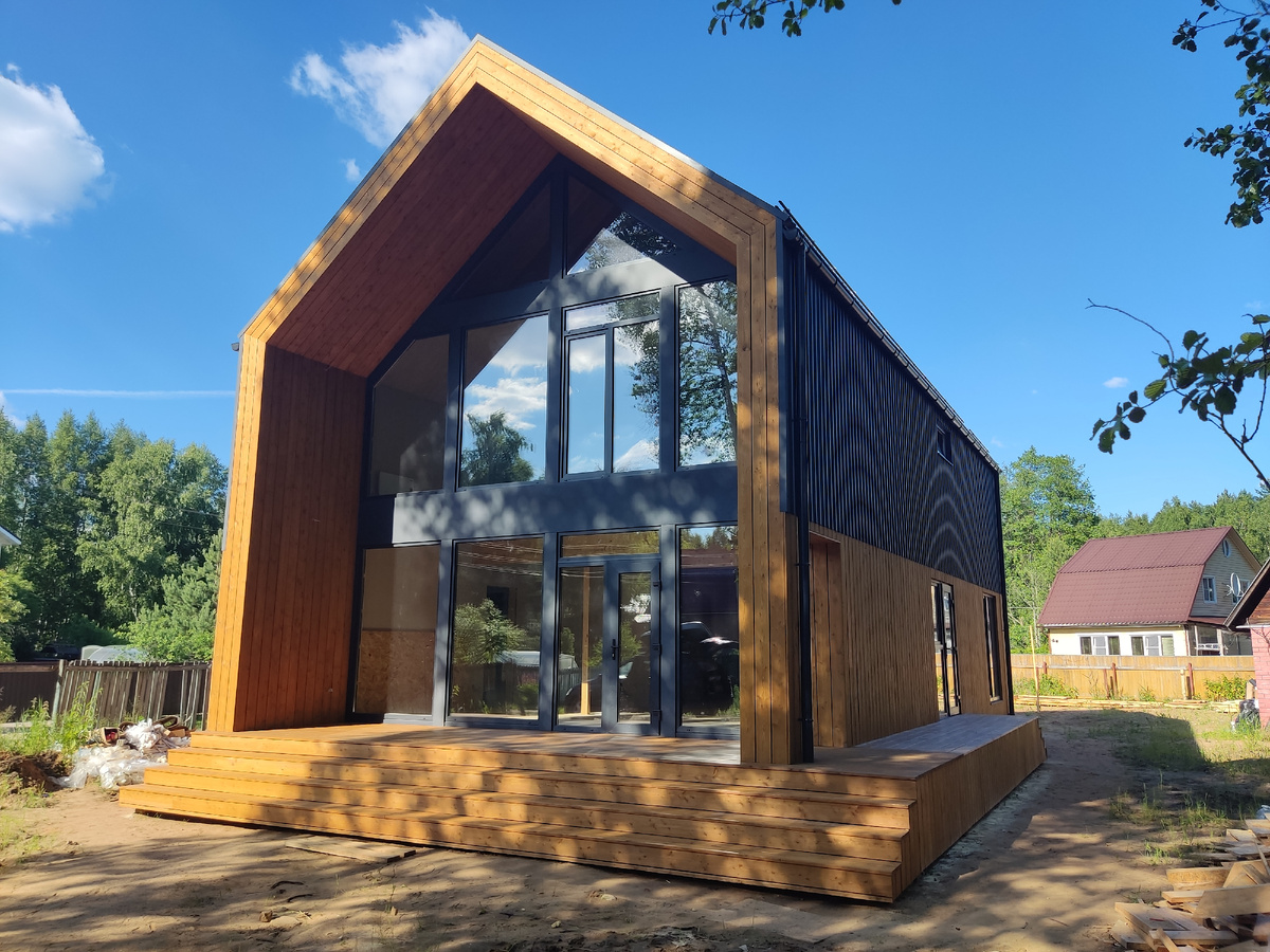 Пример дома на 210 кв м. Строил в Одинцово в 2022 г