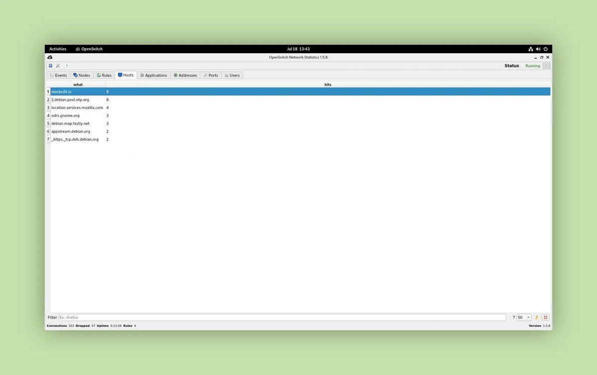 Усиленный контроль за исходящим трафиком: представляем OpenSnitch для Linux