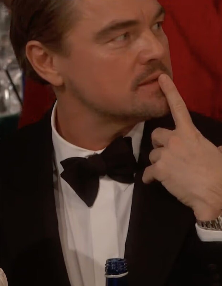 Кадр из видео с Леонардо Ди Каприо на «Золотом глобусе 2026». Источник: Golden Globe