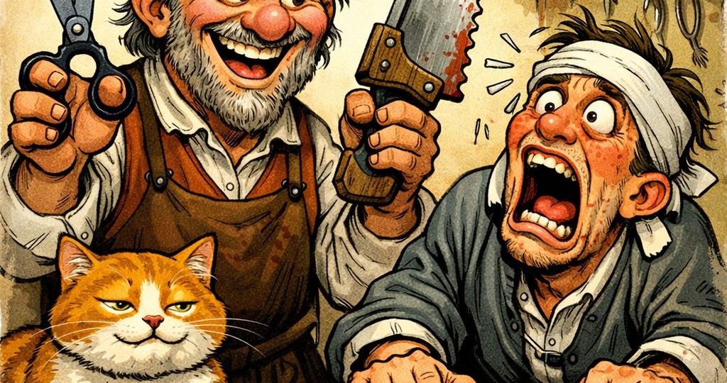 Забудьте больницы: в Средние века вашу ногу мог отпилить парикмахер