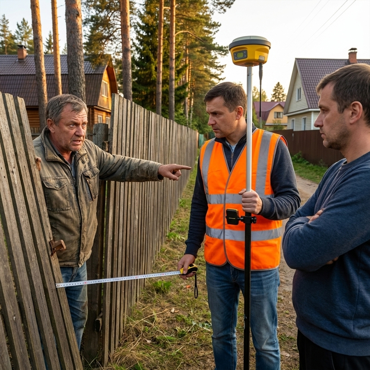 Забор на чужой земле