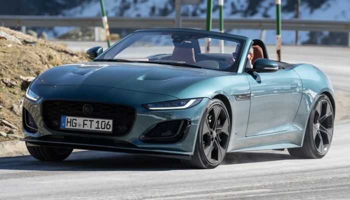 Jaguar F-Type Convertible снабжен 8-ступенчатой коробкой передач