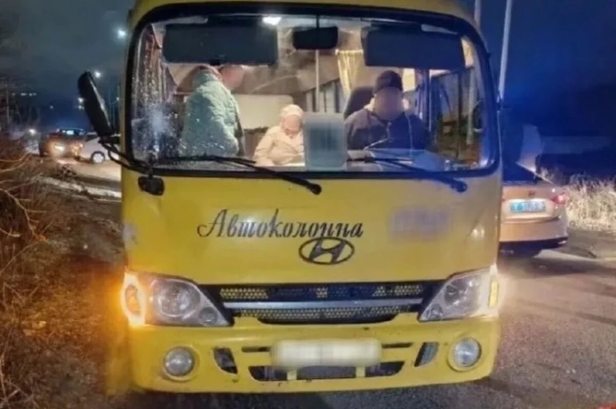    В Кисловодске водитель автобуса не заметил в темноте пешехода и задавил его