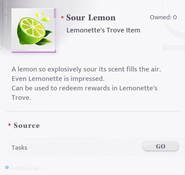    Валюта Lemonette’s Trove Sour Lemon