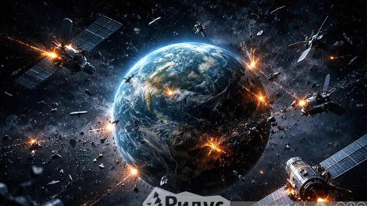    Спутниковая катастрофа. © Коллаж / Ridus.ru