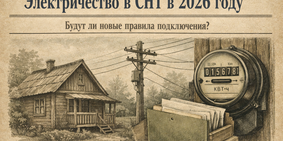 Правила подключения электричества в СНТ в 2026 году: будут ли изменения