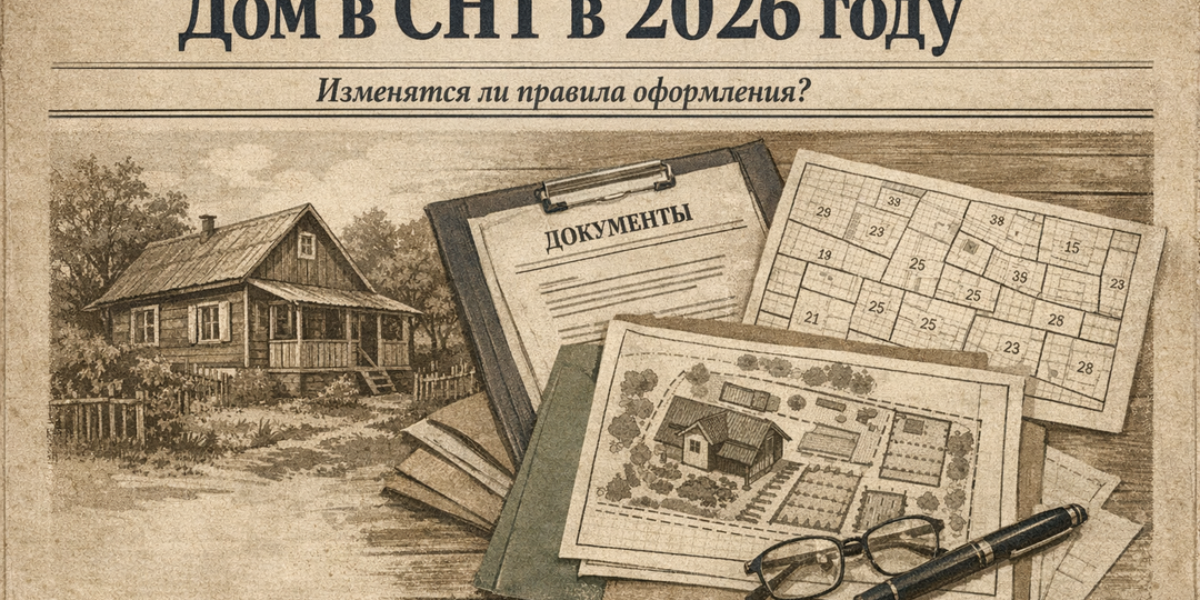 Оформление дома в СНТ в 2026 году: будут ли изменения и чего ждать владельцам