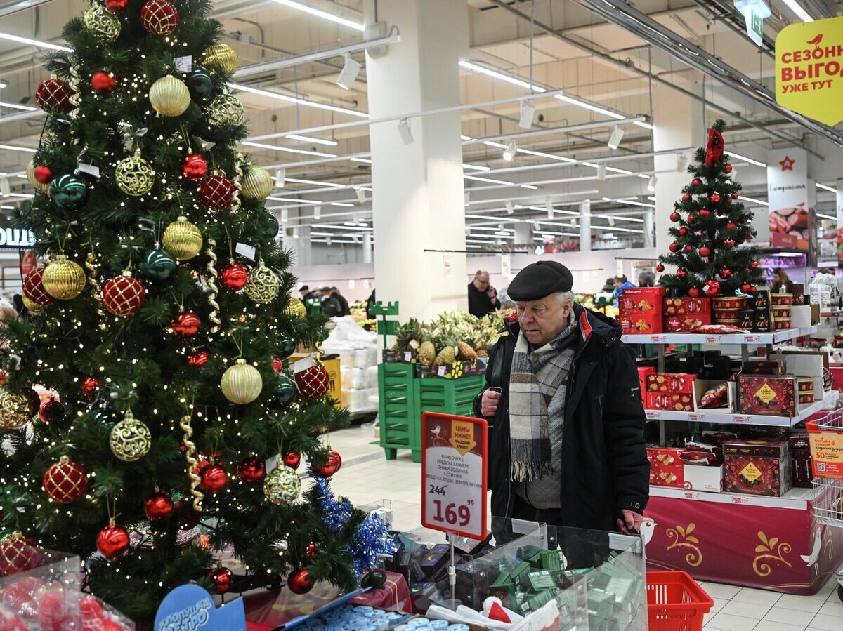    Продажа товаров в московском супермаркете в преддверии Нового года | © РИА Новости / Кирилл Каллиников