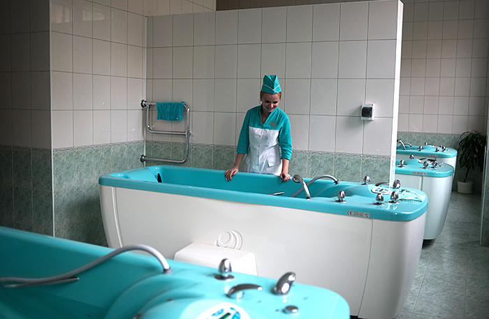    Отделение гидромассажа в одном из санаториев Кавказа. Архив. Фото: Антон Подгайко/ТАСС