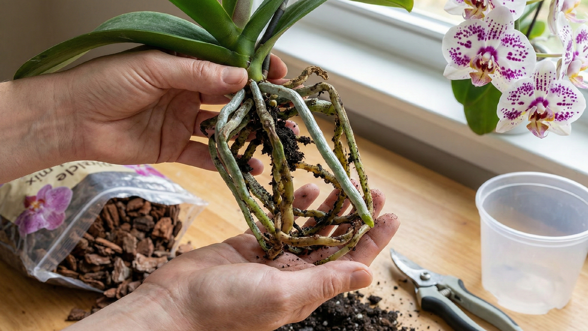 Как не погубить орхидею при пересадке: мой личный опыт